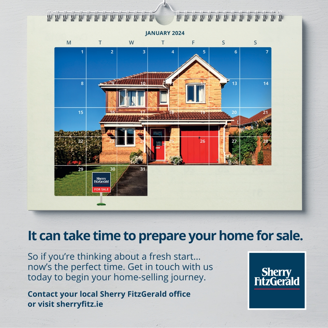 Thinking of Selling in 2024? It can take time to prepare your home for sale.

Contact Sherry FitzGerald today for a free valuation.

Find out more at sherryfitz.ie

#mysherryfitz #sherryfitz #yourlocalpropertyexperts
