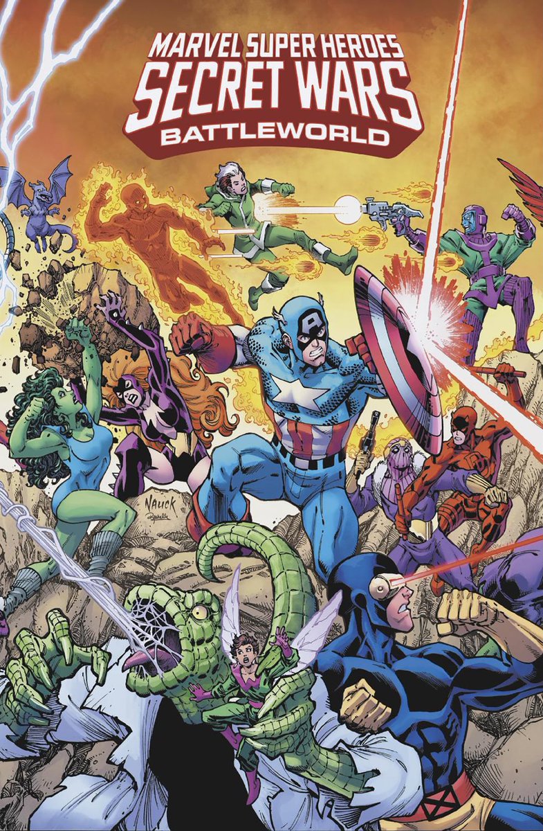 Todd Nauck (@toddnauck) on Twitter photo My MARVEL SUPERHEROES SECRET WARS: BATTLEWORLD # 2 (of 4) connecting variant cover is in comic shops today!
Colors by the amazing <a href="/rachellecheri/">Rachelle Rosenberg</a>! My MARVEL SUPERHEROES SECRET WARS: BATTLEWORLD # 2 (of 4) connecting variant cover is in comic shops today!
Colors by the amazing <a href="/rachellecheri/">Rachelle Rosenberg</a>!