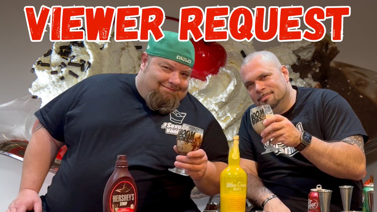 Our latest #DrinkReview is a request from one of our viewers. It's for a 'Banana Split Cocktail'...🍹🙌🍌🍫

youtu.be/WEpBNxFTX4s

#TheSexualVanilla #BananaSplitCocktail #SubscriberRequest #HersheysChocolate #DrPepperStrawberriesAndCream #BlueChairBayBananaRumCream