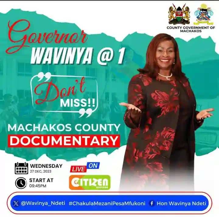 Reagan_Kenyan's tweet image. #GovernorWavinyaAt1 
Machakos County Documentary
Don&apos;t miss out on this!