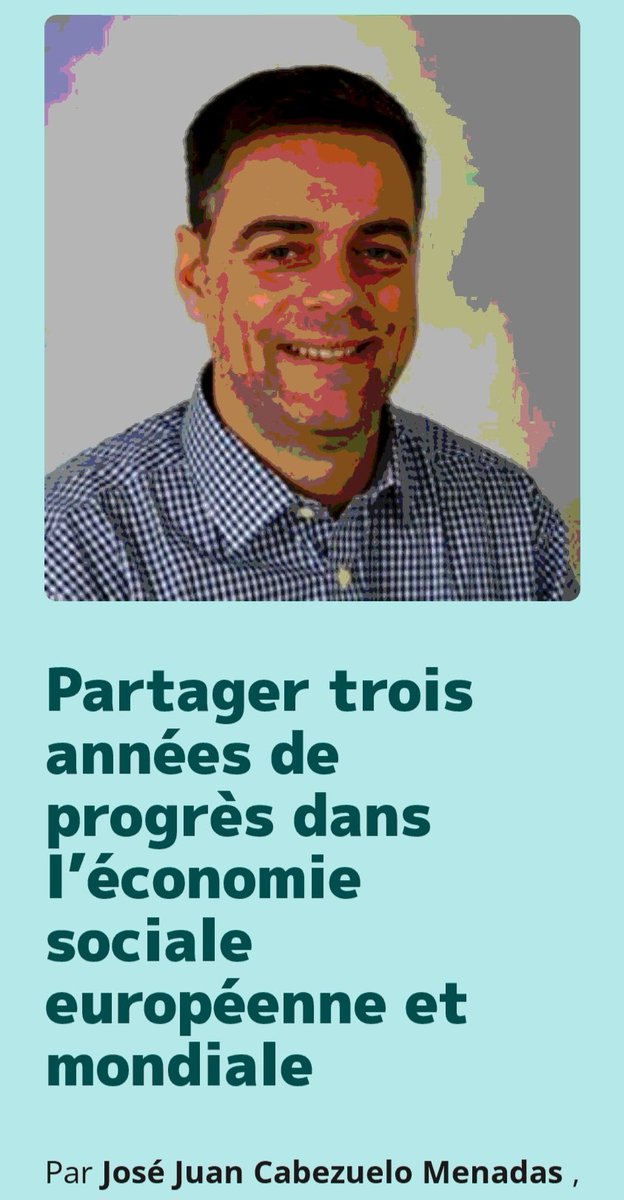 [#Ess - Progresser] @CIRIEC_Esp / @SocialEcoEu, JJ.#Cabezuelo_Menadas : #SEN26 | 'Partager trois années de progrès dans l'#Ess européenne et mondiale' ➡️ socialeconomynews.eu/es/compartiend… 🇪🇺 🌐 cc @untfsse @OCDE_fr @ilocoop @SocEntEU @jsaddierESS @ESS_France ⤵️