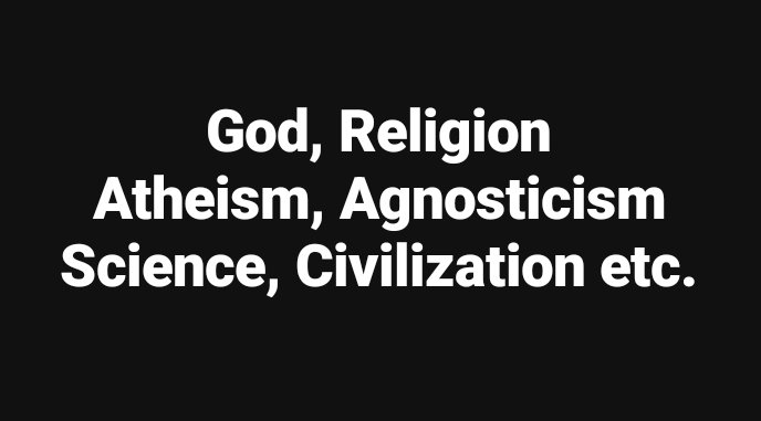 ummuayo's tweet image. These subjects, particularly as perceived by some #Atheists and #Agnostics, are rife with #myths and #Propaganda.

Leaving the narrative to them poses danger, as they will spread unfounded ideologies to younger generations.
After all, they, too are victims of brainwashing, but