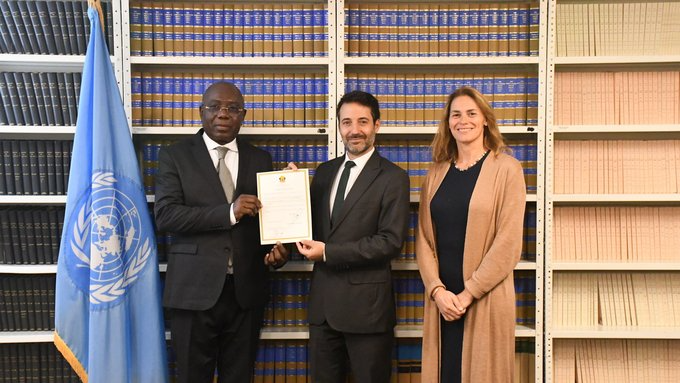 UNODC_TPB's tweet photo. #ICSANT gained 3 new States parties this year (Albania, Republic of the Congo and Zimbabwe)!
Our 2024 new year's resolution is to continue working towards the #universalization and effective implementation of this important instrument.
Thanks to 🇨🇦+🇪🇺 for making it possible. https://t.co/NXgkPutSYD