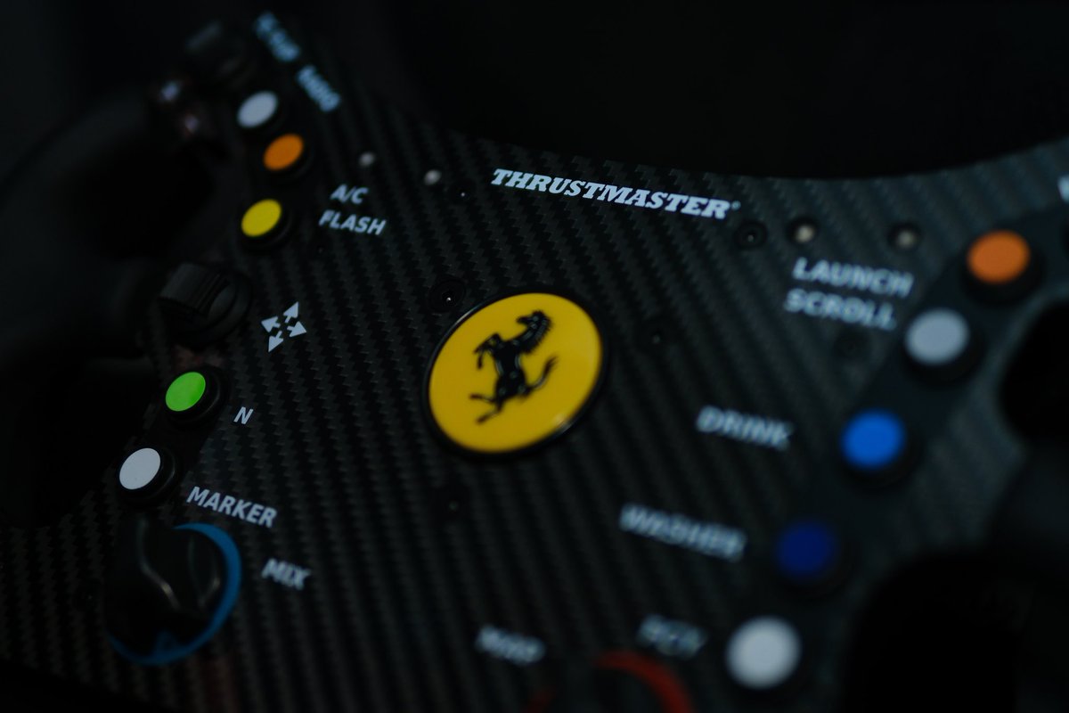 lovefortysix's tweet photo. My two lovely @TMThrustmaster wheel rims for road races😍
What's your favorite wheel rim for simracing?
#simracing #Thrustmaster #SF1000 #488gt3 #ferrariwheel #simracer #iracing #assettocorsa #ferrari #fujifilmxs20 #sigma30mmf14 https://t.co/zoalg7Hfvv
