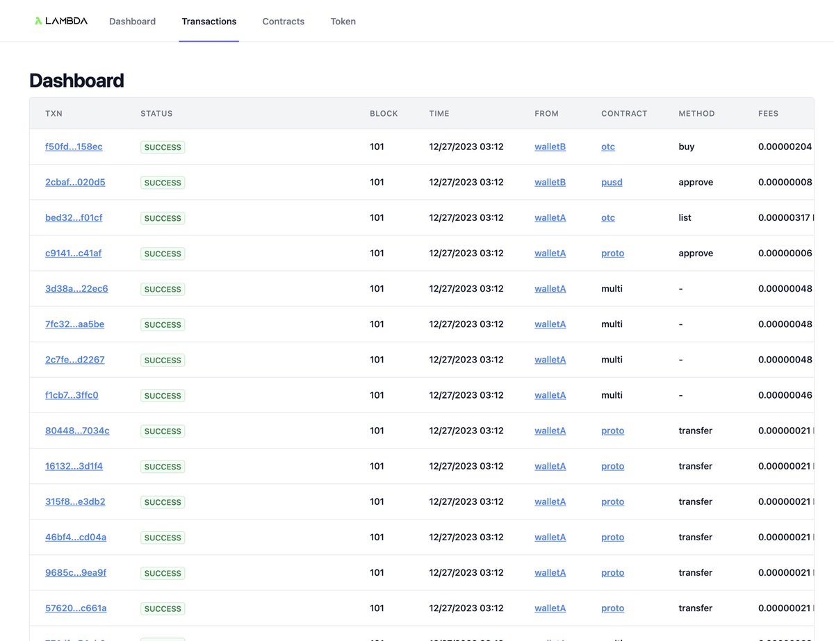 LAMBDA_Protocol's tweet photo. Development is going smoothly 👀

OTC Contract ✅ https://t.co/BVGdtnWP5p