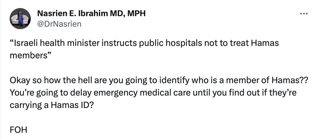 StopAntisemites's tweet image. Boston, MA - Dr. Nasrien E. Ibrahim is a transplant cardiologist at Brigham and Women’s Hospital, as well as Assistant Professor of Medicine at Harvard Medical School. 

We are extremely concerned to see Dr. Ibrahim:
- wouldn&apos;t condemn Hamas
- upset Israeli hospitals refuse to…
