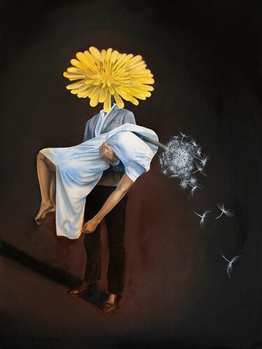 William Higginson 'Taraxacum's
Wish' 2019 #williamhigginson #canadianart #canadianartists #surrealism