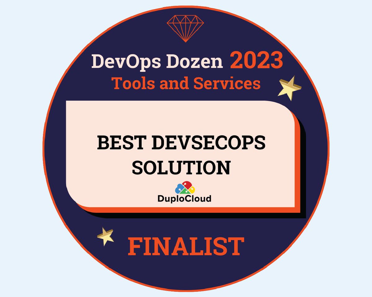 DuploCloud (@duplocloud) on Twitter photo You still have time to vote for <a href="/DuploCloud/">DuploCloud</a> to win the coveted #DevOpsDozenAwards in the Best DevSecOps Solution category. Voting will officially close on Dec. 31! Vote here> bit.ly/3RAbgTK. #devops #devsecops #platformengineering You still have time to vote for <a href="/DuploCloud/">DuploCloud</a> to win the coveted #DevOpsDozenAwards in the Best DevSecOps Solution category. Voting will officially close on Dec. 31! Vote here> bit.ly/3RAbgTK. #devops #devsecops #platformengineering
