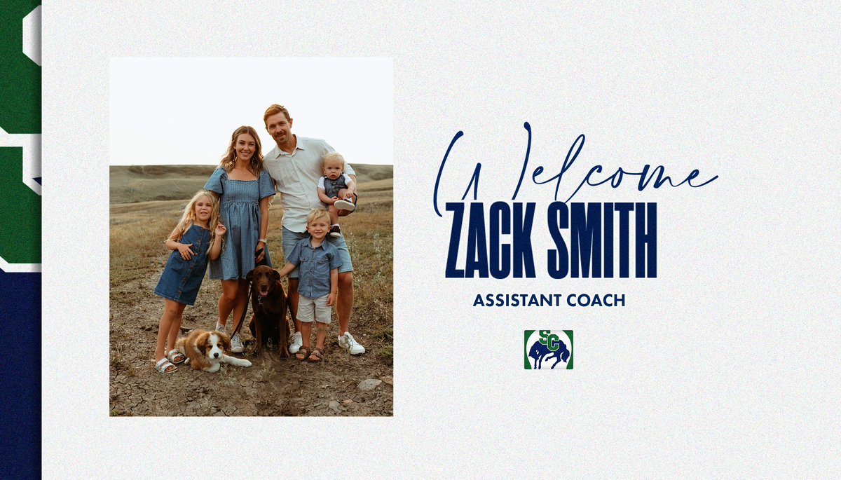 SCBroncos's tweet photo. NEWS:

We have hired Zack Smith as our new Assistant Coach!

Zack is a Bronco Alumnus, and was our Captain back in 07/08!

Join us in welcoming Zack and his family BACK to Swift Current, and the southwest!

MORE: https://t.co/L6gfLTJb5x https://t.co/Y8jIgf6bBw