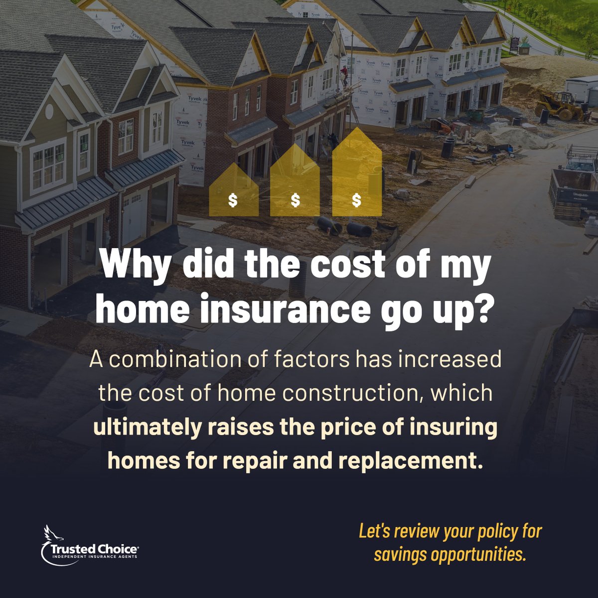 Trusted_Choice's tweet photo. 🏡 Wondering why your homeowners insurance went up? Discuss the reasons behind the increase and explore your options with your Trusted Choice Independent Insurance Agent. 📋 Learn more: https://t.co/vCW98Izxo2 #HomeInsurance  #InsuranceIncrease https://t.co/cw1s4cSwxk