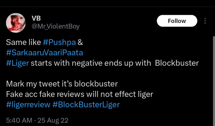 CntrldPowerFan's tweet photo. #BlockBusterLiger https://t.co/zmm3xIeFAH