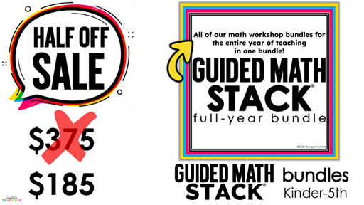 With the school year half over, we want to help you meet those math needs at (a little over) half price! Today and tomorrow only. Grades K-5 bit.ly/48vuEI5