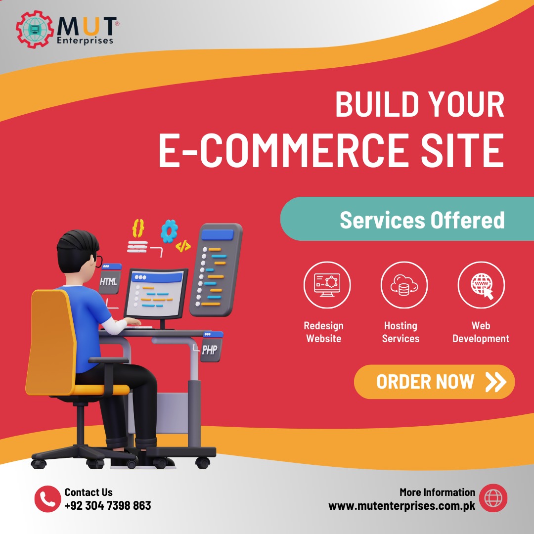 MutEnterprises's tweet photo. Empower your brand's retail evolution with our stellar e-commerce website development! 🚀
Let's create your e-commerce success story! 💻🛒
WhatsApp: +92 304 7398 863
Website: https://t.co/reCHBrVrHM
#mutenterprises #ecommercebusiness #ecommerce #ecommercewebsite https://t.co/xMyVN6lozx