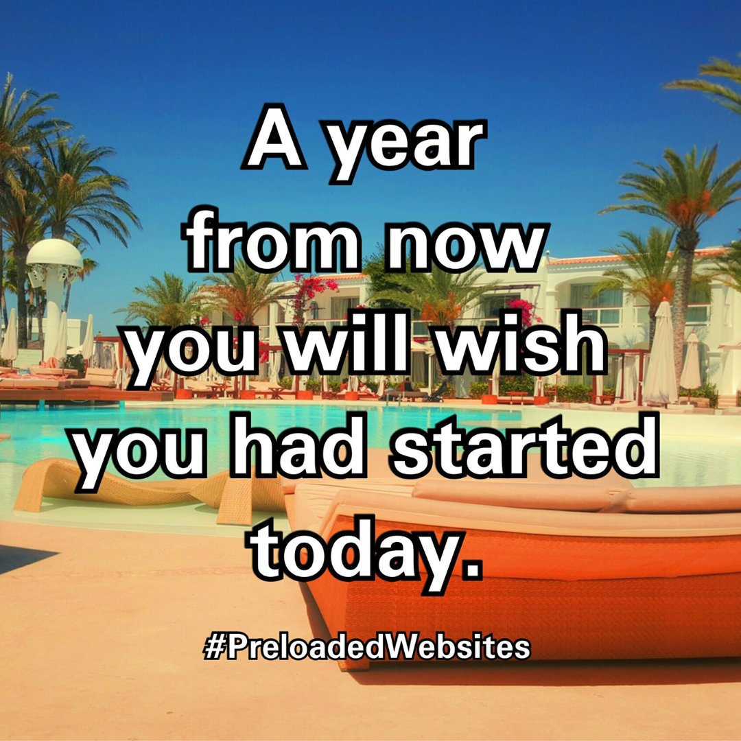 TonyMolinaro's tweet photo. #preloadedwebsite A year from now you will wish you started today. 🙂

Start NOW!
https://t.co/DbPKD9KrDP https://t.co/iuvzWrN0m9
