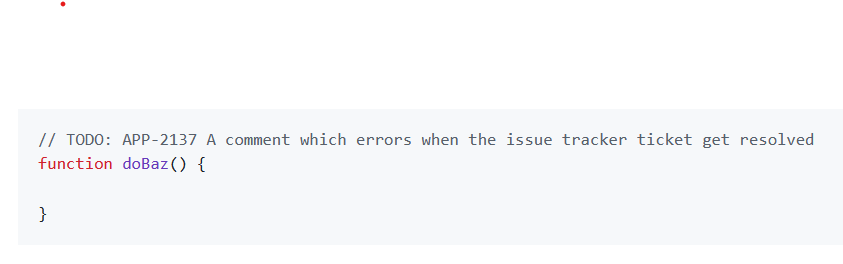 markusstaab's tweet photo. As of 0.1.16 #phpstan #todoBy learnt to expire comments based on issue ticket references. This means when a ticket is 'resolved' leftover todos will error.
ATM only JIRA is supported - thanks to @EMasiakowski
details in the projects readme:
https://t.co/TEWGypcNLQ https://t.co/7ywjmT6LJw