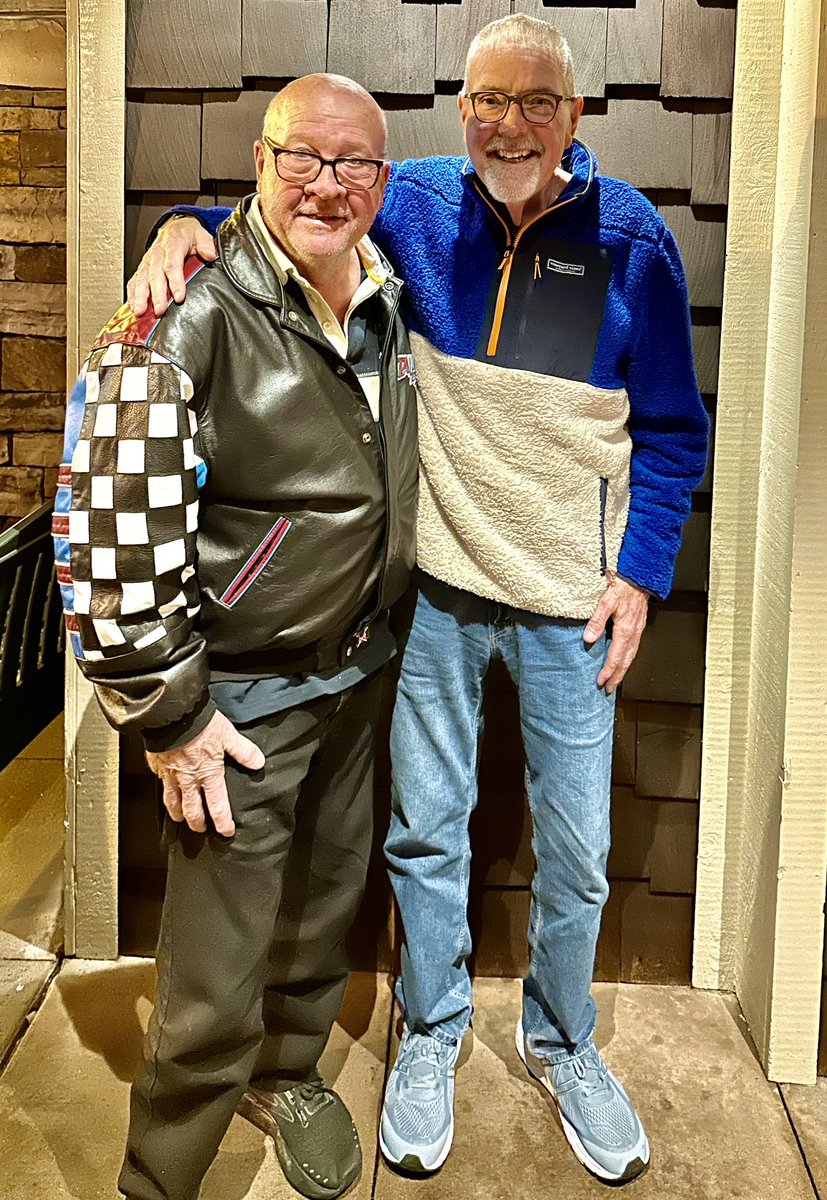 CWSeagraves's tweet photo. Had dinner last night with my brother from another mother!!  Grant Lynch one of my oldest and best friends for over 50 years!! https://t.co/MsNAJqP2qi