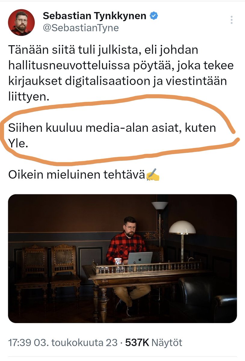 Juha_Korh2's tweet photo. Näin neuvottelee Perussuomalaisten @SebastianTyne

Ylelle lisää 17 miljoonaa euroa 🥳👍🤦🤯 https://t.co/MHv0cHEEdb