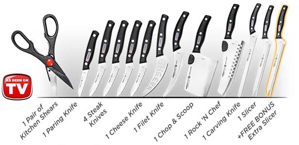 Miracle Blade World Class Series Steak Knives (4 Knives)