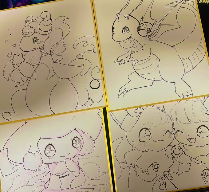 線画ーーーー緊張する 