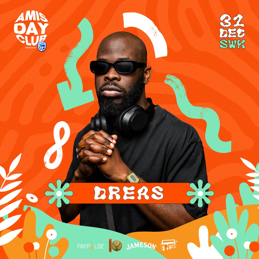 amisdayclub's tweet photo. Swakopmund get ready to move as our very own international star @djdreas_na takes the #ADC14 stage by storm. Feel the adrenaline surge as Dj Dreas gracefully takes us into 2024. 🧨
See you all on the 31st of December. 🚀 https://t.co/nOwoRq9lCs