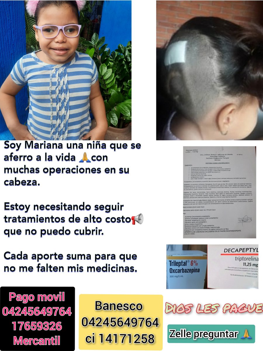 mariani87784922's tweet image. Un rt llega lejos y a angeles dispuestos ayudarme 🙏 para cumplir mis tratamientos faltan $200 para adquirlos.
pago movil 
04245649764
17659326
mercantil 

Banesco 
04245649764
ci 14171258

ZELLE : zegguerreo@gmail.com

Capture 🙏 cuenta prestada