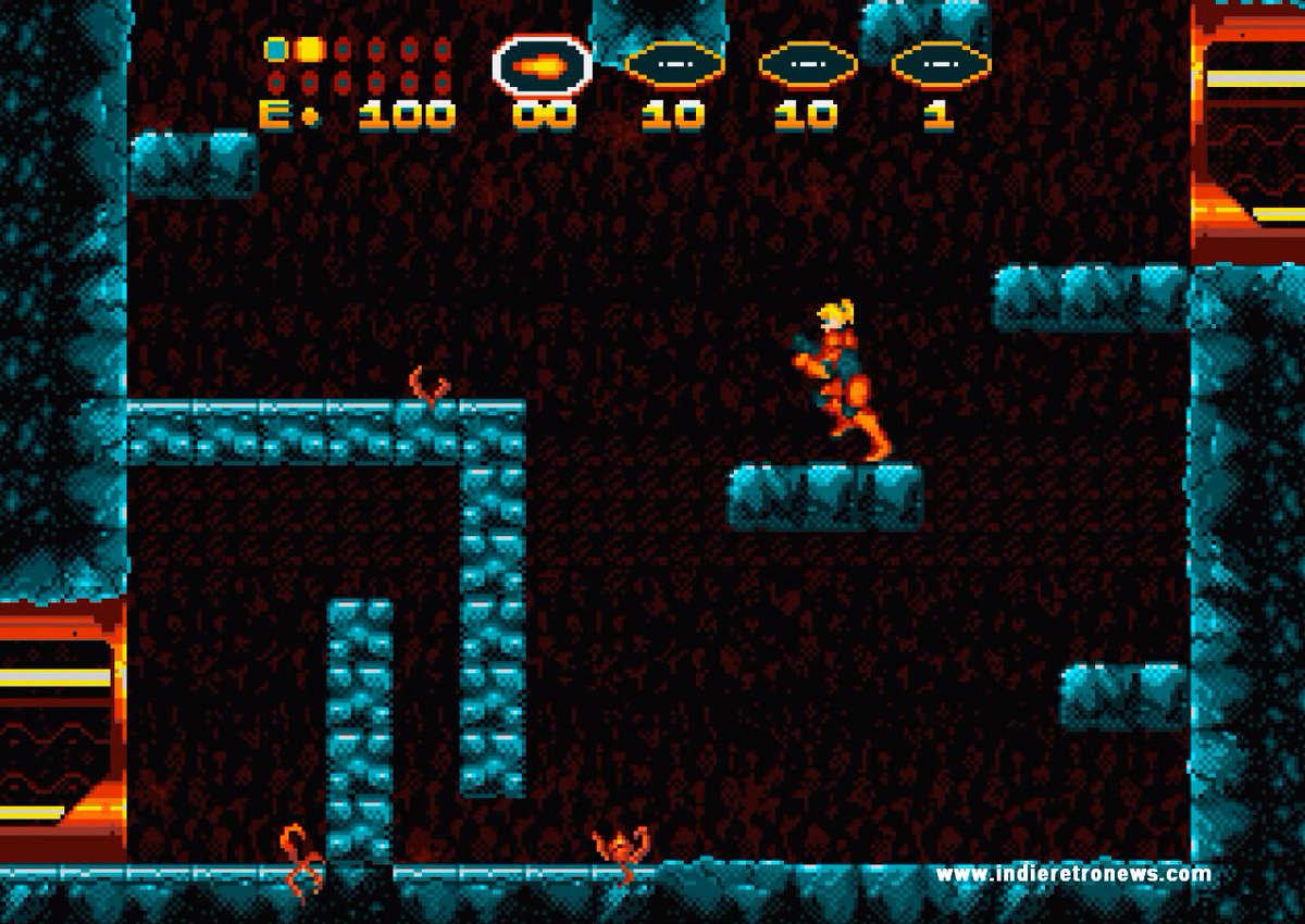 Space Hunter - A Metroid clone demo'd for the Sega Mega Drive/Genesis - go.shr.lc/4aEe9M2 #retrogaming #gaming #gamersunite #gamedev #segamegadrive #segagenesis