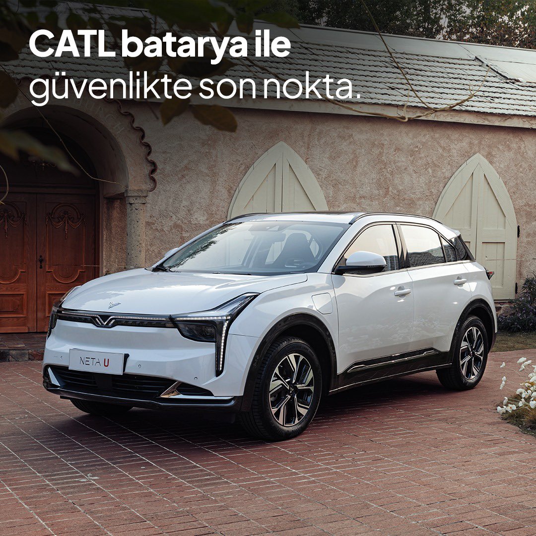 netaautotr's tweet photo. Dünyanın en iyi batarya üreticisi CATL batarya, 7 farklı uluslararası dayanıklılık testinden geçerek en zorlu şartlarda bile ne kadar güvenli olduğunu kanıtladı. İleri teknolojiyi güvenli sürüş deneyimiyle birleştiren Neta U, şimdi online satışta. #ElektriğinFarkınaVar https://t.co/7vaggf0lWZ