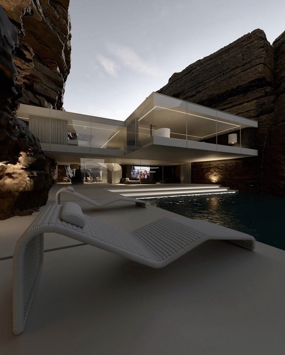 HOUSEPORN___'s tweet photo. Modern villa. https://t.co/P5RM4VL3Gl
