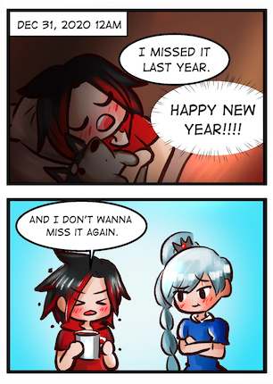 AG_Nonsuch's tweet photo. Happy.... Wednesday? What when did that happen. Its that time a year again. What are your new years resolutions? #RWBY https://t.co/illddZV47b