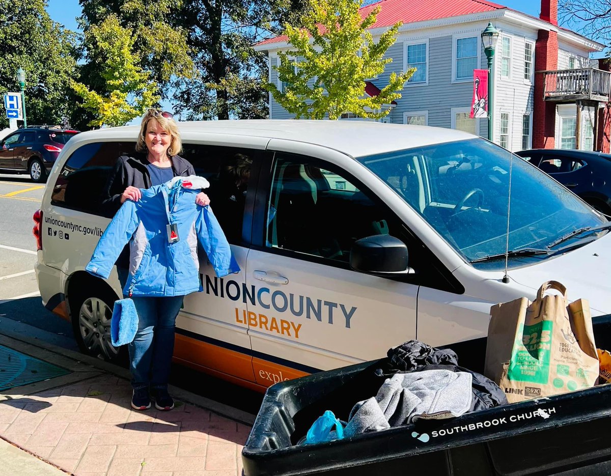 Heart Monroe (@heartformonroe) on Twitter photo THANK YOU <a href="/UCPLNC/">Union County Library</a> for providing boxes of warm coats for children, families, and individuals in our community! Your donation makes such a difference for so many of our neighbors on these cold winter days and nights.
❤️❄️
#wintercoatdrive #servingtogether #oneheart #onemission THANK YOU <a href="/UCPLNC/">Union County Library</a> for providing boxes of warm coats for children, families, and individuals in our community! Your donation makes such a difference for so many of our neighbors on these cold winter days and nights.
❤️❄️
#wintercoatdrive #servingtogether #oneheart #onemission