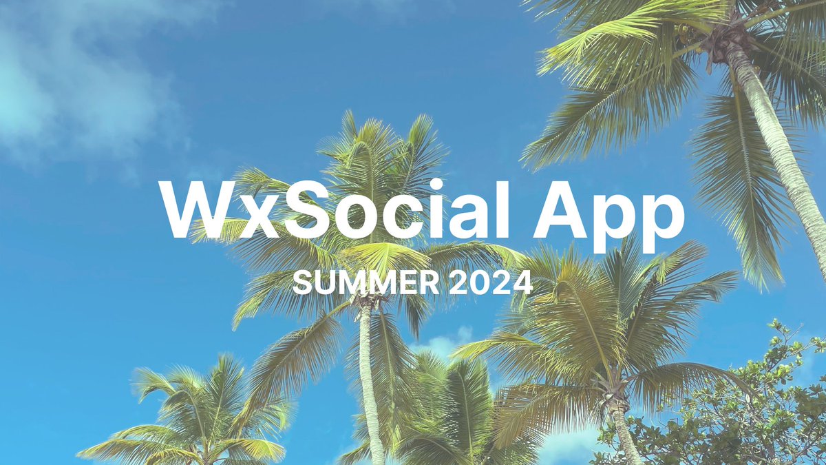 WxSocial's tweet photo. We're thrilled to tentatively announce that the WxSocial app will likely be available later next year, alongside an all-new redesigned platform! Join the free platform today and follow along for more! 🎉 https://t.co/MJqMy9Q1Sz