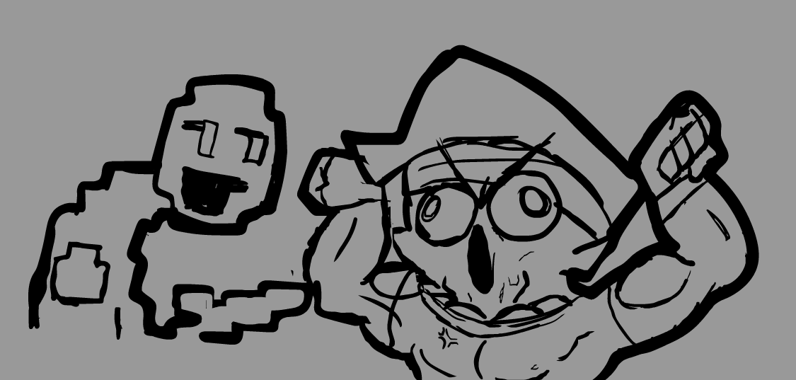 FunkConsTeam's tweet image. Dasher's daily doodle:
Krash 0.005 second after receiving his discord account back ft wiliam appleto