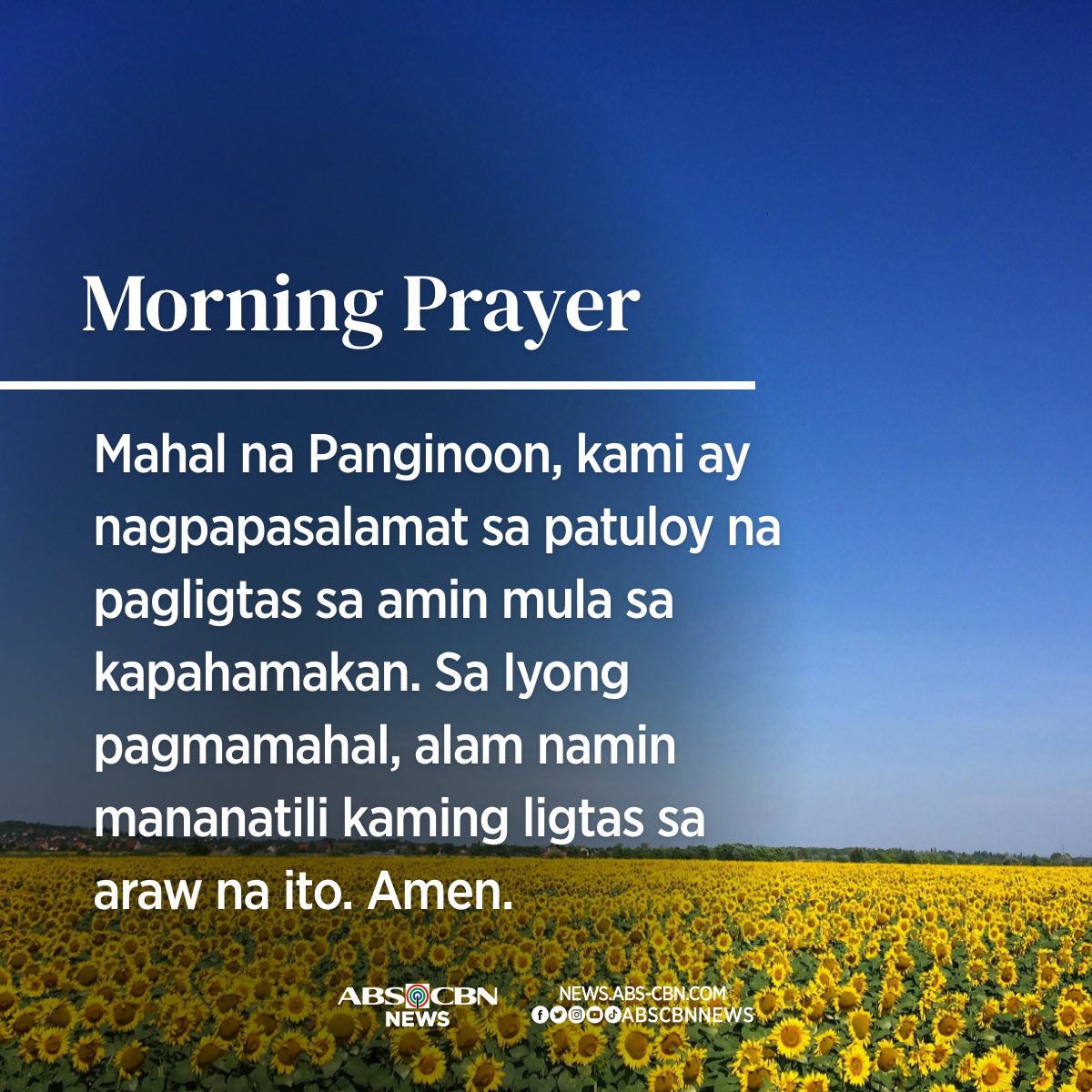 ABSCBNNews's tweet photo. Salamat sa pagligtas sa amin, Panginoon. https://t.co/TLqf5PZ11P