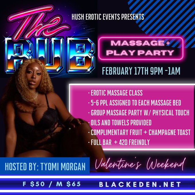 If you missed our massage play party last weekend, PLEASE understand that Valentine&rsquo;s weekend in ATL