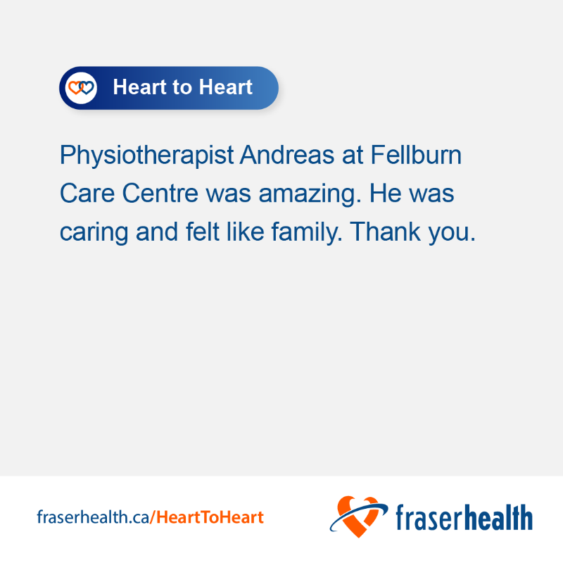 Fraserhealth's tweet photo. With a little bit of heart, we can face anything together. Read our moments of gratitude.

Is there someone from our team who you are grateful for? We’d love to know.

https://t.co/lycafizwZY

#hearttoheart

@ERHF1 @RoyalColumbian @SurreyHospFdn @FVHCF