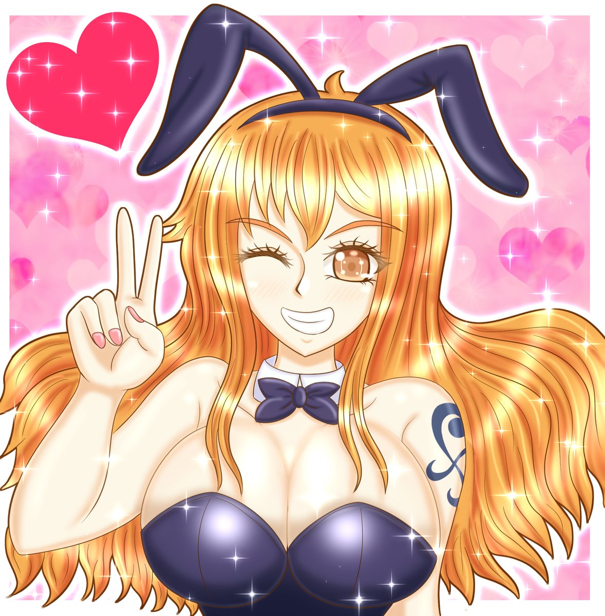 ナミさん「おはようございます今日も一日頑張りましょう今日は過去絵で今年のナミさん絵から自分」|なたまにあのイラスト