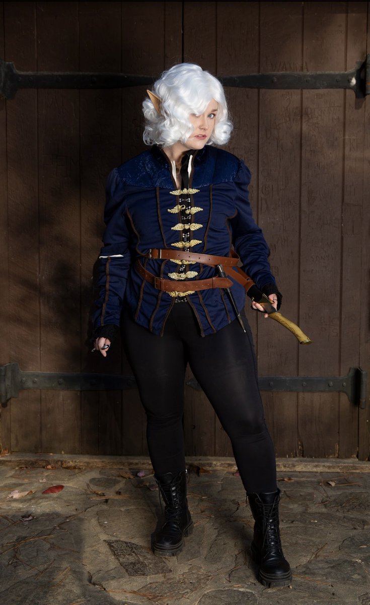 cosplay_ap's tweet photo. “After 200 years of shit — PURE SHIT — I think I deserve something better.” Astarion
Enjoy my #genderbend version of #astarion I’m so proud of how what I made came out.
#cosplay #bg3 #BaldurGate3 #astarioncosplay #cosplayer #larianstudios #model #published #handmade #vampire https://t.co/JG58TDiEsB