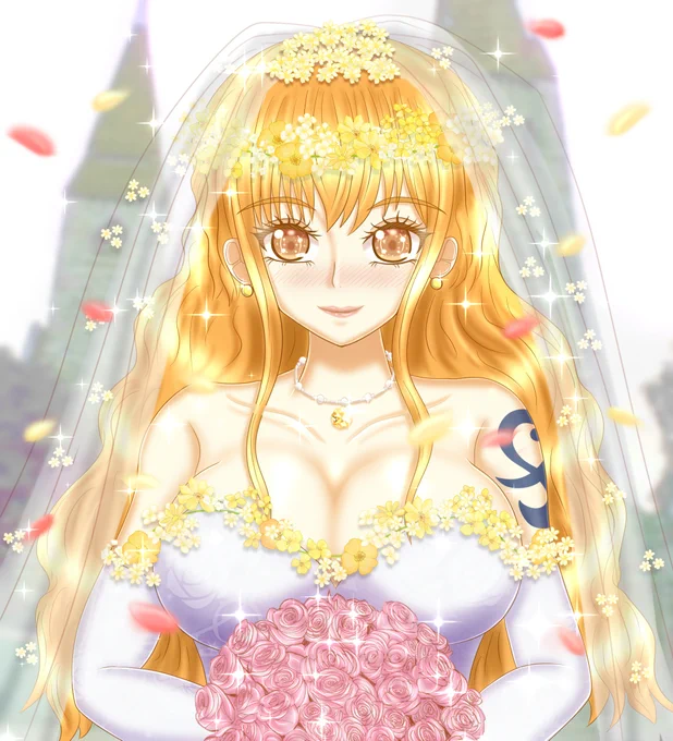 おはようございます今日も一日頑張りましょう今日は過去絵で今年のナミさん絵から自分のお気に入り4選で失礼します私は今日が仕事納めとなります(*'▽`*)今年も後僅か、体調に気を付けて新年に備えましょう!(*'ω'*) 