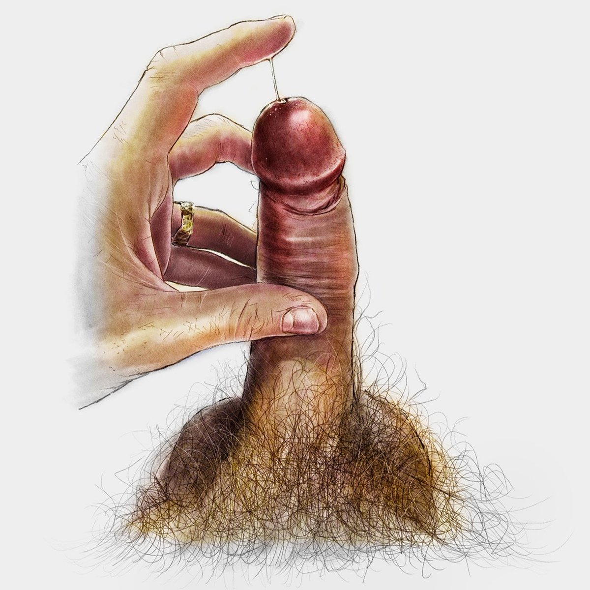 just_human_art's tweet photo. Big. Juicy. Cock
(with a delicious dribble of precum)
.
Closeup detail of a brand new commissioned artwork
.
Get in touch if you'd like one for yourself ;) https://t.co/T0dRssW8n8