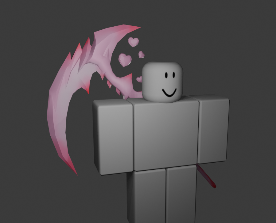 Rat66ugc's tweet photo. Cute Soul Catcher Scythe.

Its simple, yet deadly... but cute 😄🩷

#ROBLOX #RobloxUGC #RobloxUGCLimited #robloxart #robloxdaybreak #robloxdesign #FreeUGC #RobloxUGCfree #ROBLOXDev https://t.co/Nxk2zDcAMW