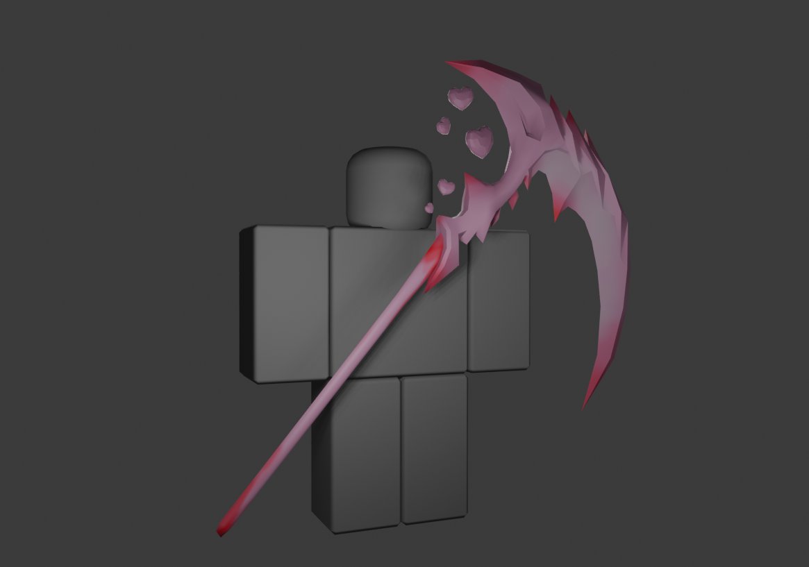 Rat66ugc's tweet photo. Cute Soul Catcher Scythe.

Its simple, yet deadly... but cute 😄🩷

#ROBLOX #RobloxUGC #RobloxUGCLimited #robloxart #robloxdaybreak #robloxdesign #FreeUGC #RobloxUGCfree #ROBLOXDev https://t.co/Nxk2zDcAMW