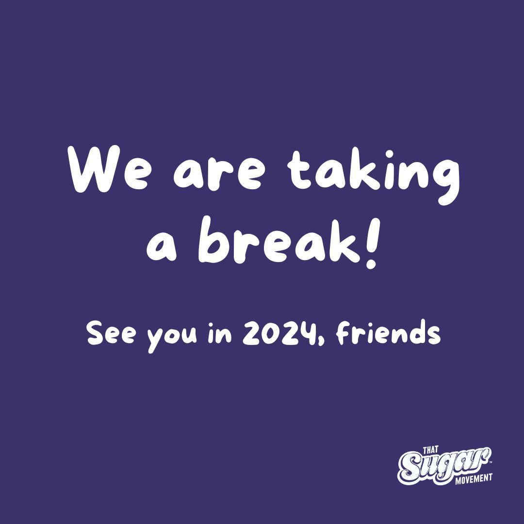 The small team at TSM are taking a well-earned break.

If you have any sugar-related queries, we will respond to them upon our return on January 8th ☺️