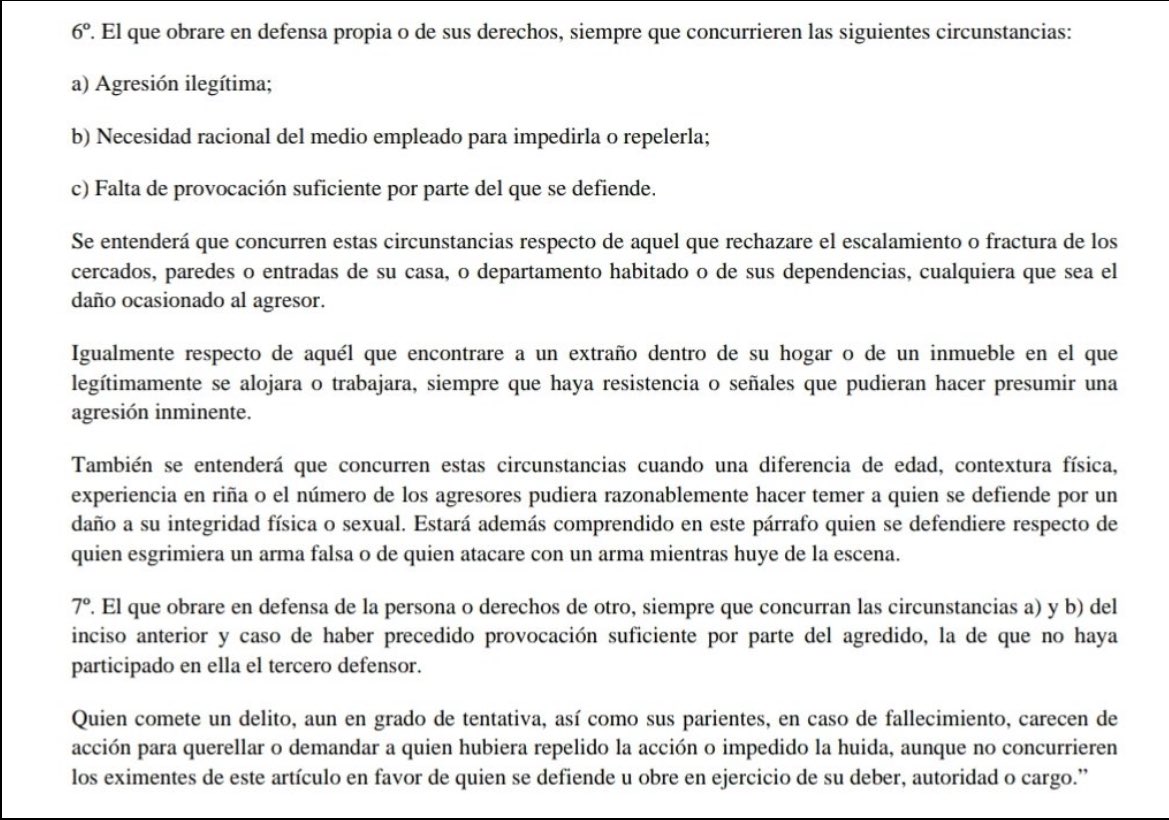 🔴 Ley Ómnibus: 

-Si te roban y te defendés en legítima defensa ya no vas preso.

-Si un policía hace lo mismo, le quita la oportunidad a la familia del chorro de hacerte juicio 

Qué bien puse el voto 👏🏻🇦🇷