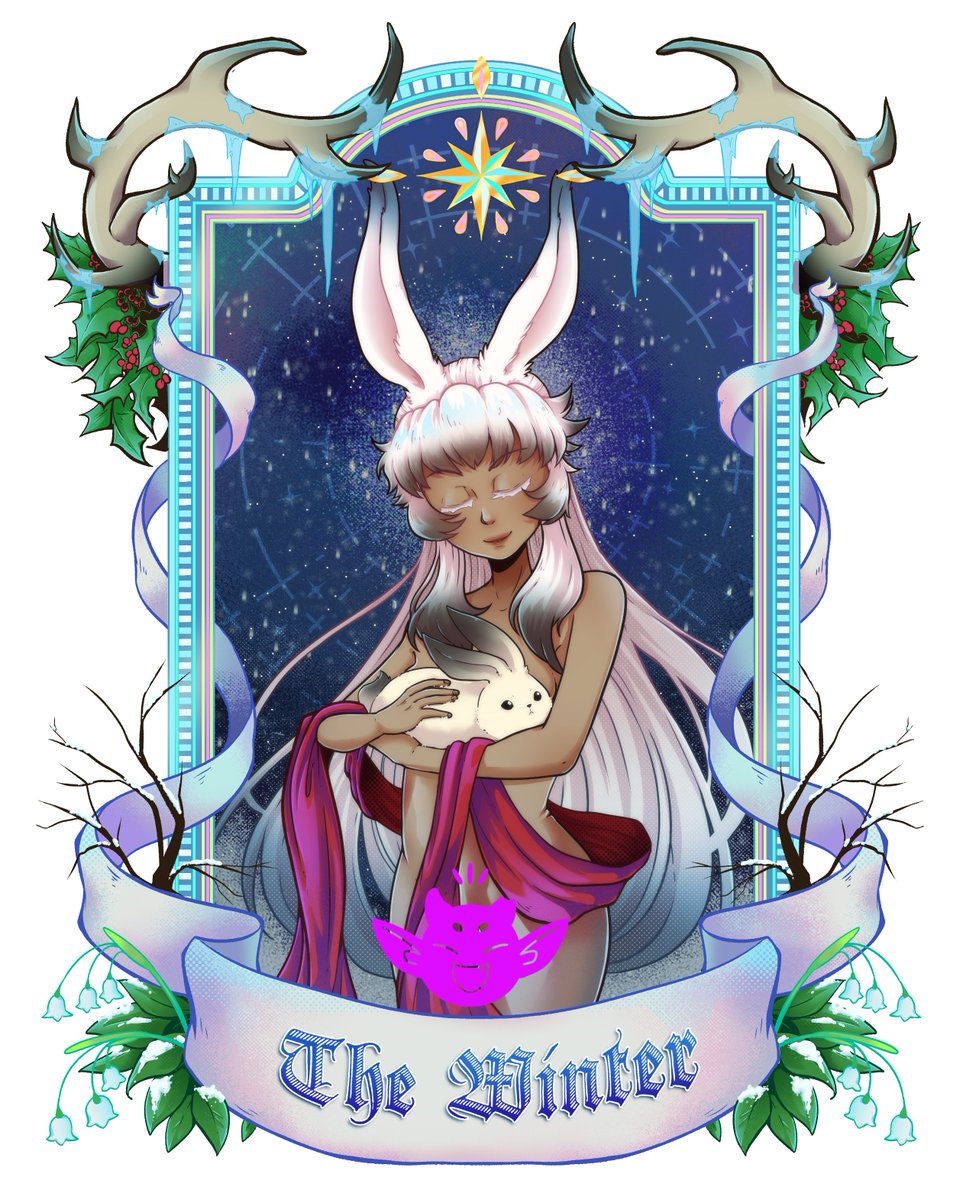 kai_enma's tweet photo. winter tarot comm for @dutton_music ! https://t.co/Eyb04mOpGb