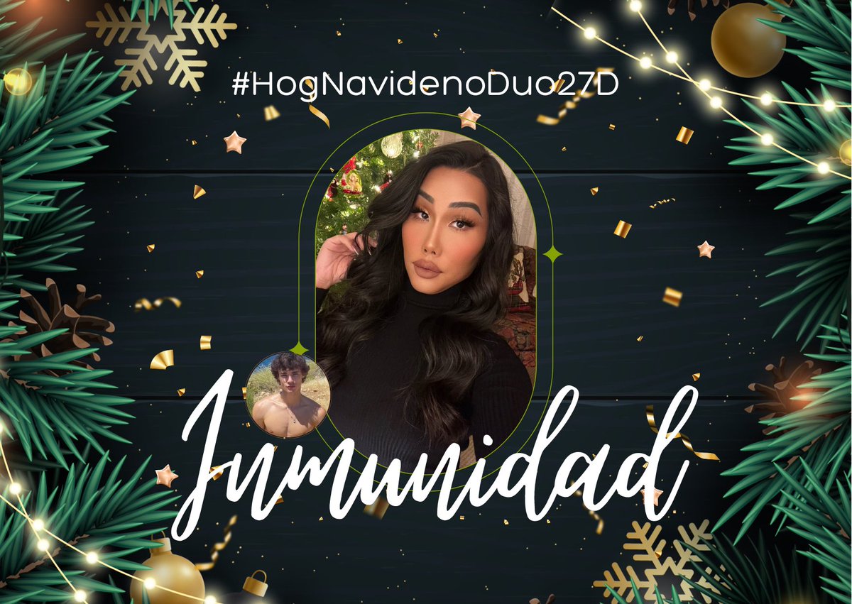 HogNavidenoDuo's tweet photo. La gala de hoy conducida por Jessica, nos dejó a Gia y su nueva pareja, Danifer, como inmunes! 
(@Gia_ExpAS, @juicedani_) https://t.co/wI85rLKzAS