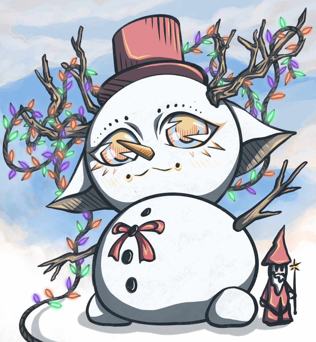 exsinere's tweet photo. Merry Holidays
#art #illustration #procreateart #絵 https://t.co/LRSkNeKZMv