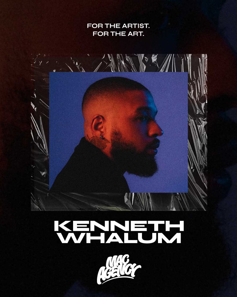 🌟 New Artist Alert! 🎶 We're thrilled to welcome the incredible @kennethwhalum to the MAC Agency family! 🚀✨⁠