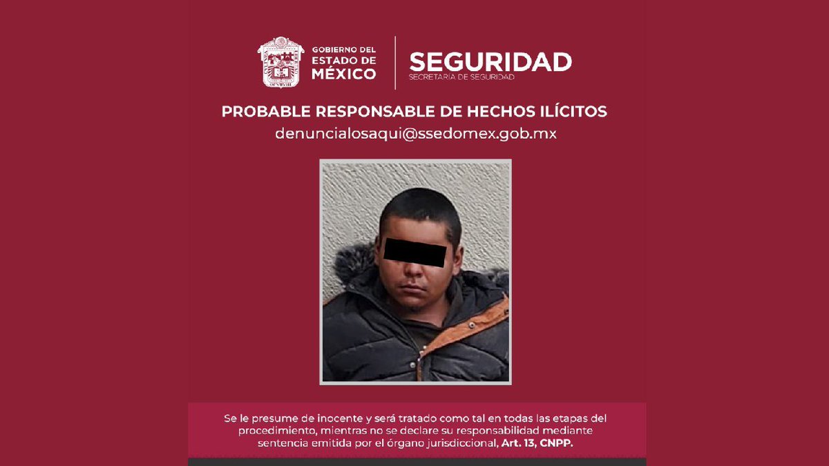 AMXSeguridad's tweet photo. #IxtapanDeLaSal || Elementos de la Secretaría de @SS_Edomex, en coordinación con la @SEDENAmx, detuvieron a un hombre posible implicado en el delito de portación y acopio de #ArmaDeFuego.  

Más Información: 👉 https://t.co/D1Q5KH1Qdu 

#AgenciaMxNoticias https://t.co/4tI4MJxxGj