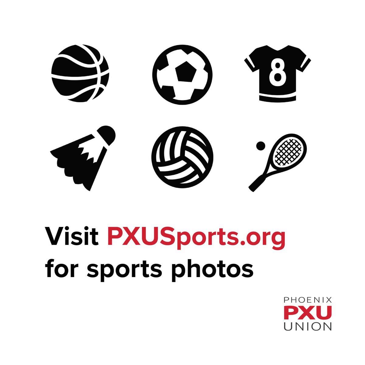 Calling all student athletes 🚨All of the sports photos taken by PXU are located at PXUSports.org 💻 All spring sports photos will be located there as well. 🎉