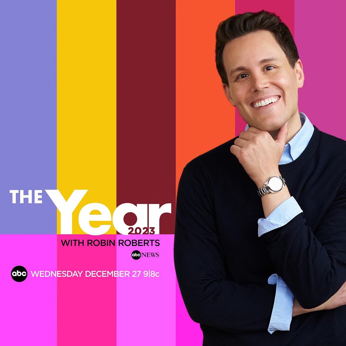 TONIGHT ON ABC! ‘The Year: 2023’ with Robin Roberts ! I’ll be recapping the year with some familiar faces, in TRULY phenomenal lighting! Join us at 9/8c on @abcnetwork , and also streaming on @hulu ! See you there! 🥂